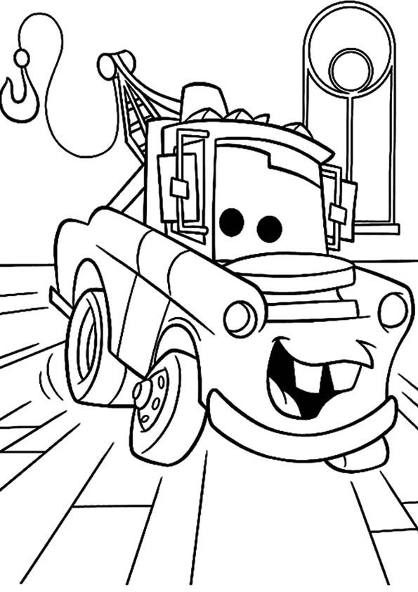 Plansa de colorat cu Cars pixar 6 190